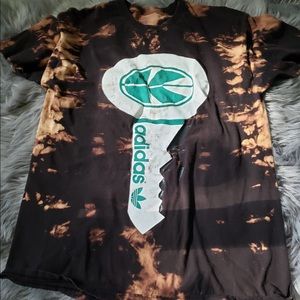 Adidas key tie dye t shirt